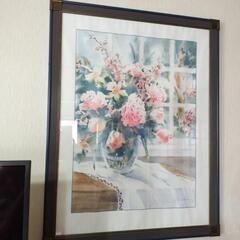 0円！全て額付き　水彩画とプリント画の4点セットの画像