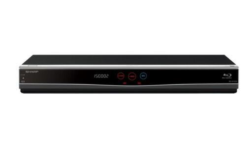 ブルーレイレコーダー　AQUOS　シャープ　Blu-ray　アクオス　SHARP　レコーダー　ブルーレイ　ブラック　黒