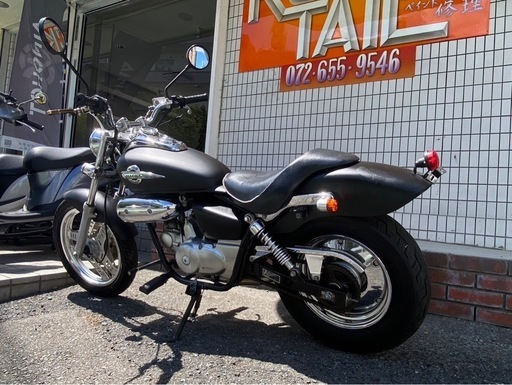 ★18万円　マグナ50 セル1 実働車　ホンダ　マグナ　AC13 原付　マットブラック