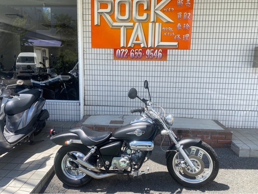 ★18万円　マグナ50 セル1 実働車　ホンダ　マグナ　AC13 原付　マットブラック