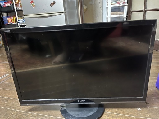 【ほぼ未使用】SHARP AQUOS テレビ リモコン付き 24V 2018年製