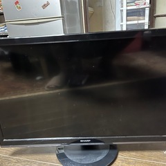 【ほぼ未使用】SHARP AQUOS テレビ リモコン付き 24V 2018年製