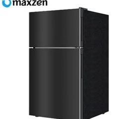 仙台市内トラック荷台渡し無料！ 2023 MAXZEN 87L 冷蔵庫 ブラック 中古 家電 買取品 