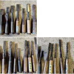 【GO-91】ノミ 鑿 セット 16本 工具 切削工具 大工道具...