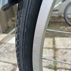 自転車　シルバー　26インチの画像