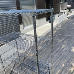 奥行き45×幅90×高さ150引き取りのみ岸和田市スチールラックの画像