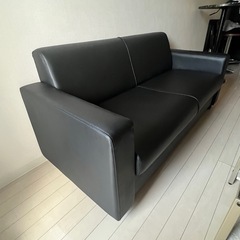 締切りました！革製ソファ【美品】
