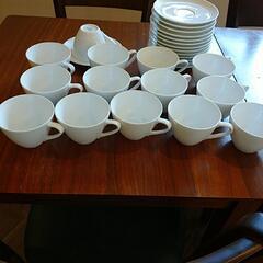 ノリタケティーカップ(リズモホワイト)10客セットの画像
