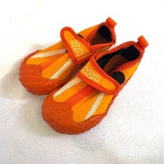 良品 着用2回 マリンシューズ 16cm アクアシューズ 子供 ...