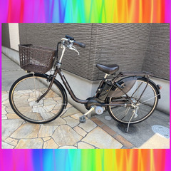 ?大容量8.9Ah?Panasonic　ビビ　26インチ　電動自転車　電動アシスト自転車　中古　0892
