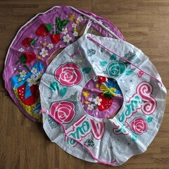 浮き輪 紐付き 60cm 2セット