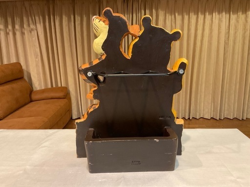 ディズニープーさんの傘立て]ティガー コレクション 稀少/ 傘立て 瀬戸