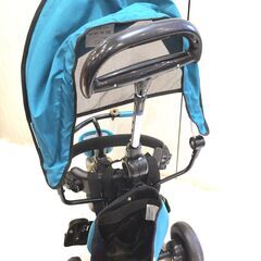 ■12309■ides COMPO FIT 2 コンポフィット2 折りたたみ 三輪車 アイデス ターコイズブルー ベビー キッズ 乗用玩具の画像
