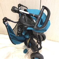 ■12309■ides COMPO FIT 2 コンポフィット2 折りたたみ 三輪車 アイデス ターコイズブルー ベビー キッズ 乗用玩具の画像