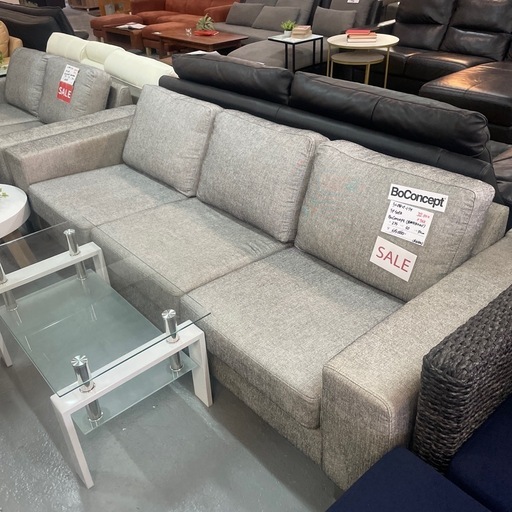 サマーセール！　ボーコンセプト3人用ソファ　グレー