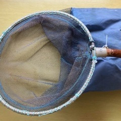 渓流釣り　鮎釣り　天然木手作りタモ網の画像