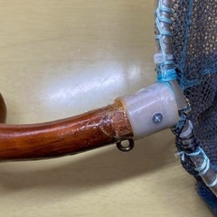 渓流釣り　鮎釣り　天然木手作りタモ網の画像