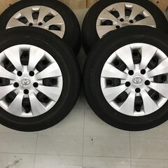 トヨタ純正 15インチ スチールホイール TOYO J31 195/65R15 91S タイヤ 4本 セット 15×6J 5H-114.3 鉄ホイールの画像