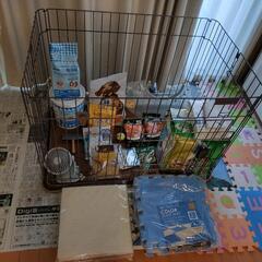 犬ゲージ等、飼育セット