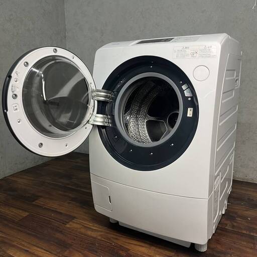 WY13/83 東芝 TOUSHIBA 電気洗濯乾燥機 ドラム式 TW-95G8L 2019年製 洗濯9kg 乾燥5kg ZABOON ザブーン 左開き ※動作確認済
