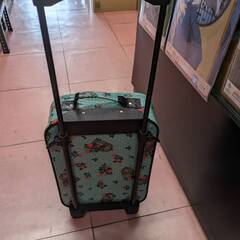 🎀イチゴ柄のキャリーバッグ🎀の画像