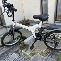 シマノ 6段変速　折りたたみ自転車　20インチ 