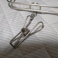 交渉中〙ステンレスピンチハンガーの画像