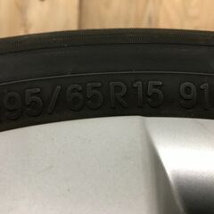 トヨタ純正 15インチ スチールホイール TOYO J31 195/65R15 91S タイヤ 4本 セット 15×6J 5H-114.3 鉄ホイールの画像