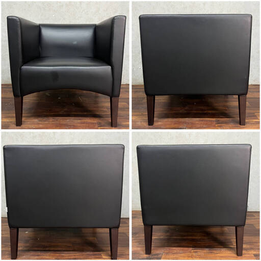 oliver オリバー シングル ソファ 2脚セット 応接ソファ 1人掛け