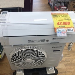 K067★Panasonic製★2019年製冷暖房兼用エアコン6畳用★3カ月間保証付き★取付手配可能