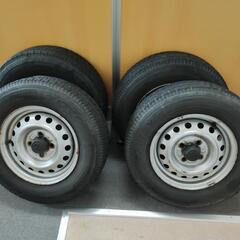 （お話し中）プロボックスに使ってたホイル4本セット(165R13...