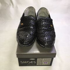 靴　メッシュ革靴