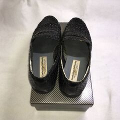 靴　メッシュ革靴の画像