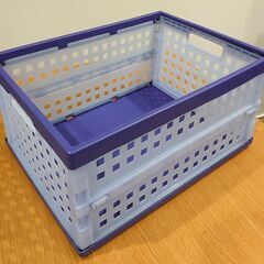 【中古品】折りたたみコンテナ ７個 大きめ オリコン