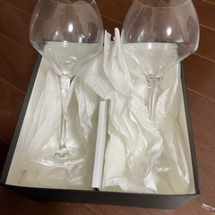 新品未使用ワイングラスペアの画像
