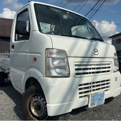 オートマ H25年式 実走行7万キロ キャリィトラックOEM マツダ スクラムトラック★支払総額22万円★車検付き 機関良好 ETC エアコン パワステ 即日納車OK お早めに！の画像