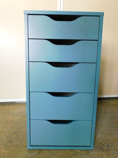 IKEA ALEX イケア アレクス 引き出しユニット 収納 書類ケース チェスト 5段 904.838.00 W36 D58 H69cm
