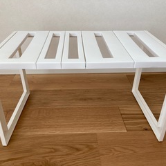 ニトリ　伸縮フリーラック クラネ (幅46～75cm)