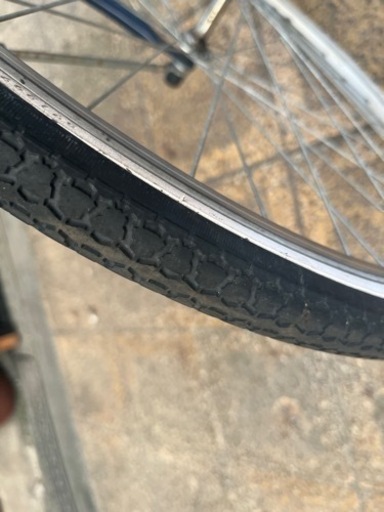 26インチ　自転車　ネイビー　アサヒ自転車