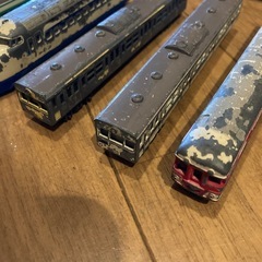 金属製のミニ電車　9台の画像