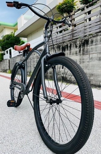 ビーチクルーザー7ギア自転車bmx