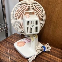 K2408-255 IZUMI 卓上扇風機 EF-207 1990年製 キズ汚れ有り 動作確認済み 箱取説付きの画像