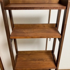 木製オープンラックの画像