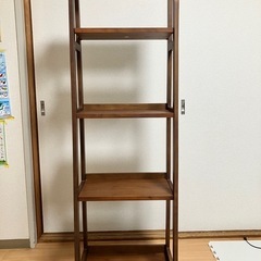 木製オープンラックの画像