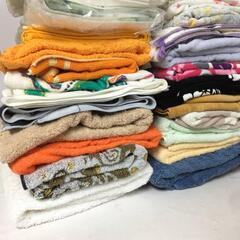 💜🧡💚中古 バスタオル まとめて50枚 ウエス 粗品 贈答 タオル 介護 洗車 業務用💜🧡💚の画像