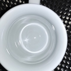 【値下げ！softbank】白い　蓋付きマグカップ【お父さん】の画像