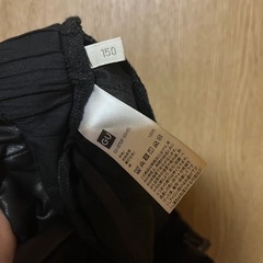 キッズ　レザースカート　サイズ150の画像