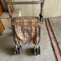 お値下げしました❗️シルバーカー　 島製作所　シンフォニー　杖立付き　 対荷重100kgの画像