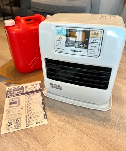 【引き渡し済み】CORONA石油ファンヒーターFHST3315Y説明書あり＋灯油缶付き