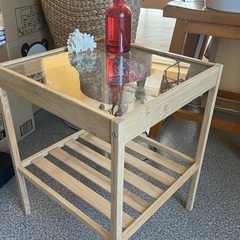 IKEA木製サイドテーブル